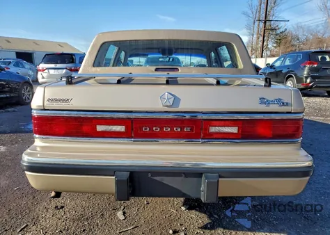1992 Dodge Dynasty Le из США, поврежденный, VIN 1B3XC56R9ND748384